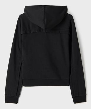 Sweat à capuche cropped fille - Adidas vue3 - ADIDAS - GEMO