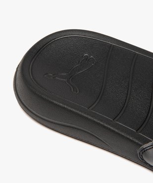 Mules de piscine femme unies à bandeau verni - Puma vue6 - PUMA - GEMO