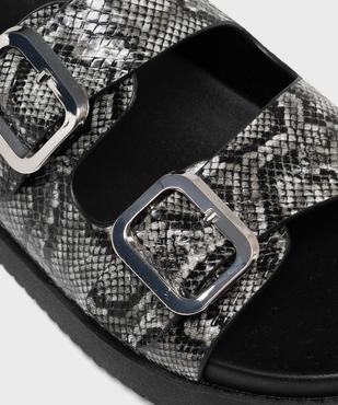 Mules plates à larges brides femme - 5 Miles vue6 - 5 MILES - GEMO