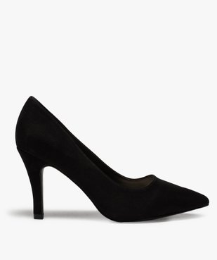 Escarpins femme unis à talon aiguille coupe pied large vue1 - GEMO(URBAIN) - GEMO