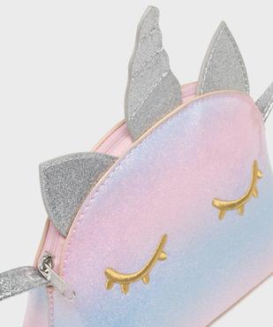 Sac pailleté à bandoulière en forme de licorne fille vue3 - GEMO (ACCESS) - GEMO