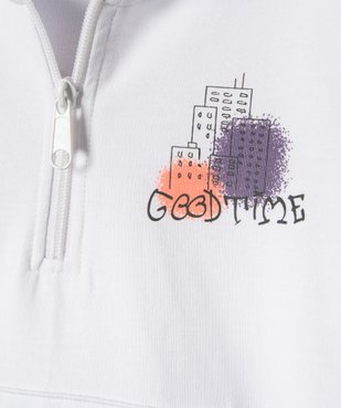 Sweat garçon à capuche avec inscription dans le dos vue2 - GEMO (ENFANT) - GEMO