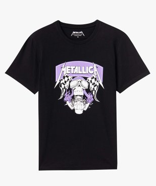 Tee-shirt homme à manches courtes avec motif bicolore - Metallica vue4 - METALLICA - GEMO