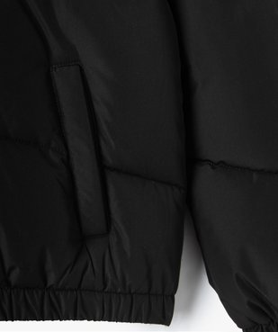 Parka garçon déperlante et matelassée avec capuche chaudement doublée vue2 - GEMO 4G FILLE - GEMO