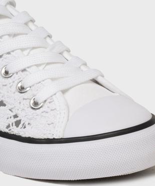 Tennis en toile ajourée façon macramé femme - Follow Me vue6 - FOLLOW ME - GEMO