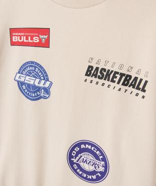 Sweat à col rond avec motifs garçon - NBA vue2 - NBA - GEMO