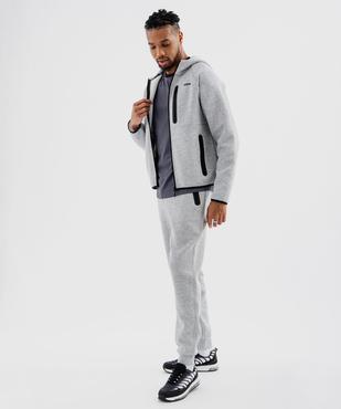Sweat zippé à capuche homme vue5 - GEMO (HOMME) - GEMO