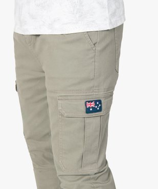 Pantalon homme cargo à taille élastiquée - Roadsign vue2 - ROADSIGN - GEMO