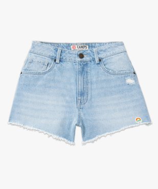 Short femme en jean délavé taille haute - Camps United vue4 - CAMPS UNITED - GEMO