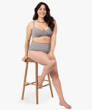 Haut de maillot de bain femme grande taille emboitant vue5 - GEMO (PLAGE) - GEMO