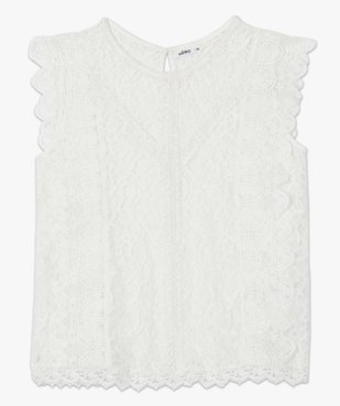 Blouse femme sans manches en dentelle vue4 - GEMO(FEMME PAP) - GEMO
