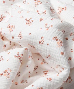 Couverture bébé à motifs fleuris et doublure velours vue2 - GEMO (ACCESS) - GEMO