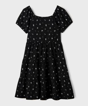 Robe imprimée avec doublure short invisible fille vue1 - GEMO (JUNIOR) - GEMO