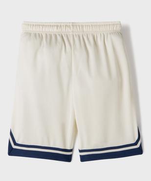 Short de sport aux finitions contrastantes garçon - Camps United vue3 - CAMPS - GEMO