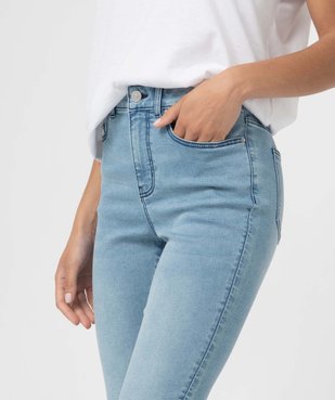 Jean femme coupe skinny taille haute vue2 - GEMO 4G FEMME - GEMO