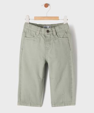 Jean barrel avec taille ajustable bébé garçon vue1 - GEMO(BEBE DEBT) - GEMO