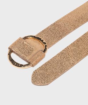 Ceinture large brillante à boucle coulissante femme vue2 - GEMO (ACCESS) - GEMO