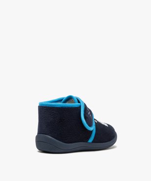 Chaussons garçon bottillons en velours ras astronaute vue4 - Nikesneakers C4G GARCON - Nikesneakers