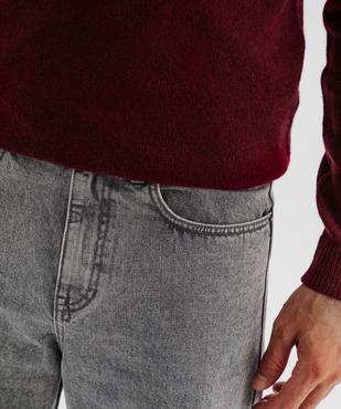 Jean loose en denim 100% coton homme vue3 - GEMO 4G HOMME - GEMO