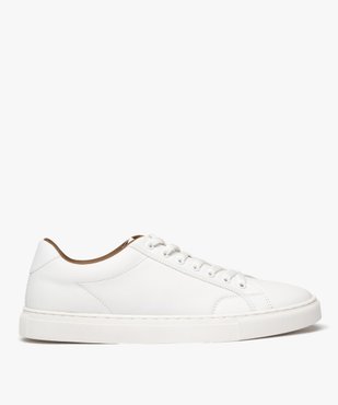 Baskets de ville à lacets unies homme vue1 - URBAN STEPS - GEMO
