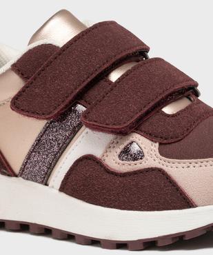Baskets basses brillantes à scratch fille vue6 - LOVELY WINGS - GEMO
