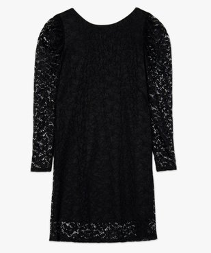 Robe femme à manches longues en dentelle vue4 - GEMO(FEMME PAP) - GEMO
