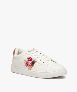 Baskets femme avec motif fleuri et touches brillantes vue2 - GEMO (SPORTSWR) - GEMO