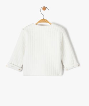 Gilet bébé matelassé fermeture cache-cœur doublure imprimée - LuluCastagnette vue4 - LULUCASTAGNETTE - GEMO