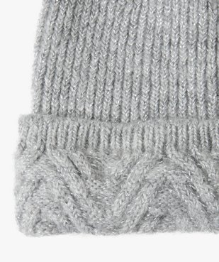Bonnet femme en maille pailletée vue2 - GEMO (ACCESS) - GEMO