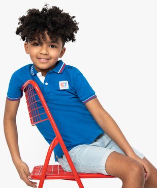 Polo garçon à manches courtes – LuluCastagnette vue1 - LULUCASTAGNETTE - GEMO