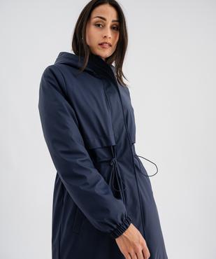 Imperméable à capuche doublé fourrure imitation femme vue4 - GEMO(FEMME PAP) - GEMO