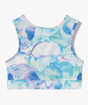 Brassière de sport fille avec ouverture dos vue3 - GEMO (ENFANT) - GEMO