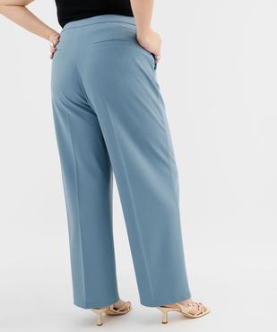 Pantalon de tailleur en maille extensible femme grande taille vue3 - GEMO (G TAILLE) - GEMO