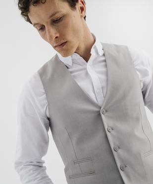 Gilet de costume homme 5 boutons vue2 - GEMO 4G HOMME - GEMO