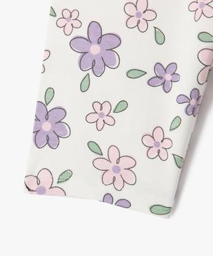 Legging court imprimé à taille élastiquée fille vue2 - GEMO 4G FILLE - GEMO