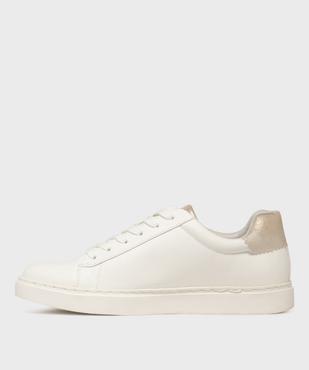 Baskets basses avec touches métallisées femme - Valentina Baldano vue4 - VALENTINA BALDA - GEMO