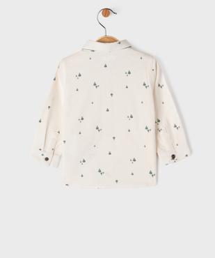 Chemise manches longues avec nœud papillon bébé garçon vue3 - GEMO(BEBE DEBT) - GEMO