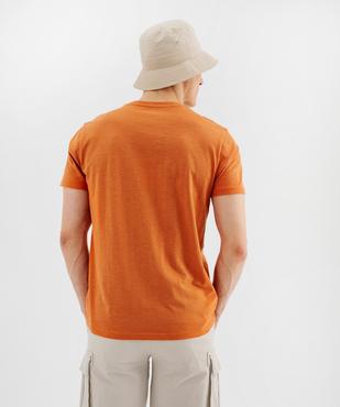 Tee-shirt manches courtes avec motif grands espaces homme - Roadsign vue4 - ROADSIGN GEMO FOR GOOD D - GEMO