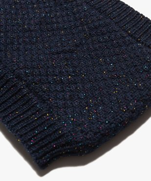 Echarpe bébé fille forme snood à paillettes doublée polaire vue2 - GEMO(BEBE DEBT) - GEMO