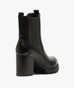 Boots femme à talon carré et tige unie – Tom Tailor vue4 - TOM TAILOR - GEMO