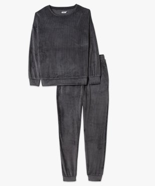 Pyjama en velours côtelé femme vue4 - GEMO(HOMWR FEM) - GEMO