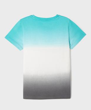 Tee-shirt dégradé à manches courtes garçon vue3 - GEMO (ENFANT) - GEMO