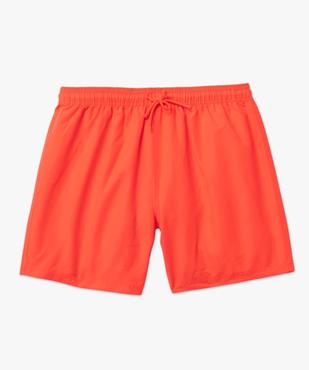 Short de bain homme uni vue4 - GEMO 4G HOMME - GEMO