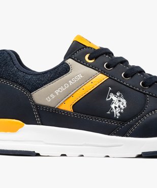 Tennis garçon multi-matières à lacets – US Polo Assn vue6 - US POLO - GEMO