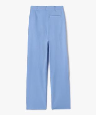 Pantalon large et souple à taille haute fille vue5 - GEMO (JUNIOR) - GEMO