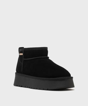 Boots fourrées plateforme femme - LuluCastagnette vue2 - LULUCASTAGNETTE - GEMO