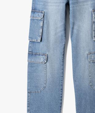Jean cargo coupe straight délavé fille - Camps United vue2 - CAMPS GEMO FOR GOOD - GEMO