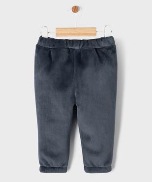 Pantalon en velours côtelé avec doublure polaire bébé vue4 - GEMO(BEBE DEBT) - GEMO