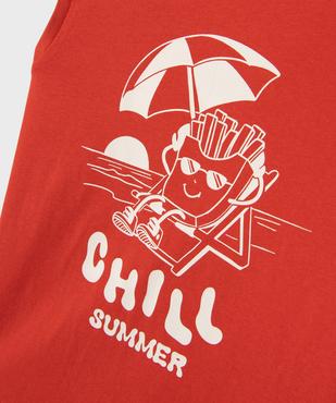 Débardeur avec motif estival garçon vue2 - GEMO 4G GARCON - GEMO