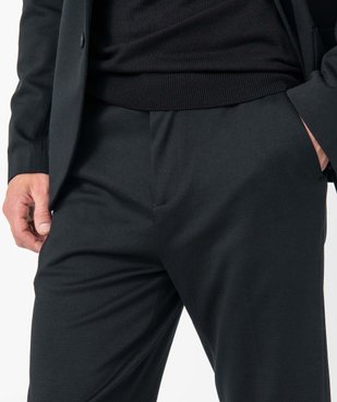 Pantalon homme en maille extensible vue2 - GEMO (HOMME) - GEMO